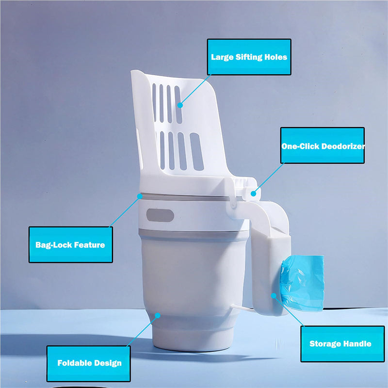 Cat Litter Shovel Scoop With Refill Bags By Snoutsanctuary