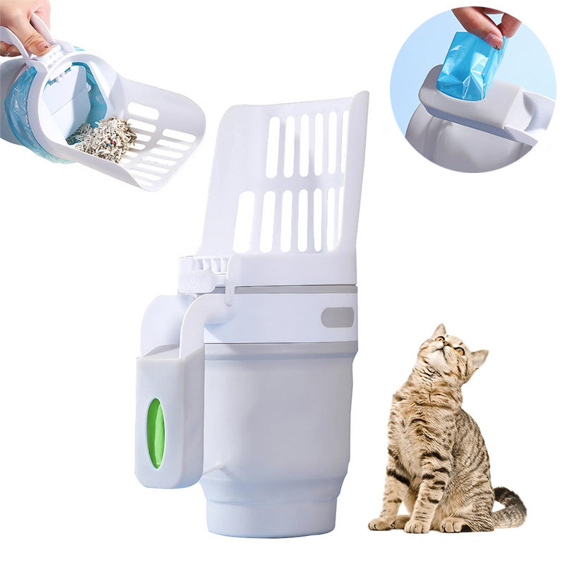 Cat Litter Shovel Scoop With Refill Bags By Snoutsanctuary