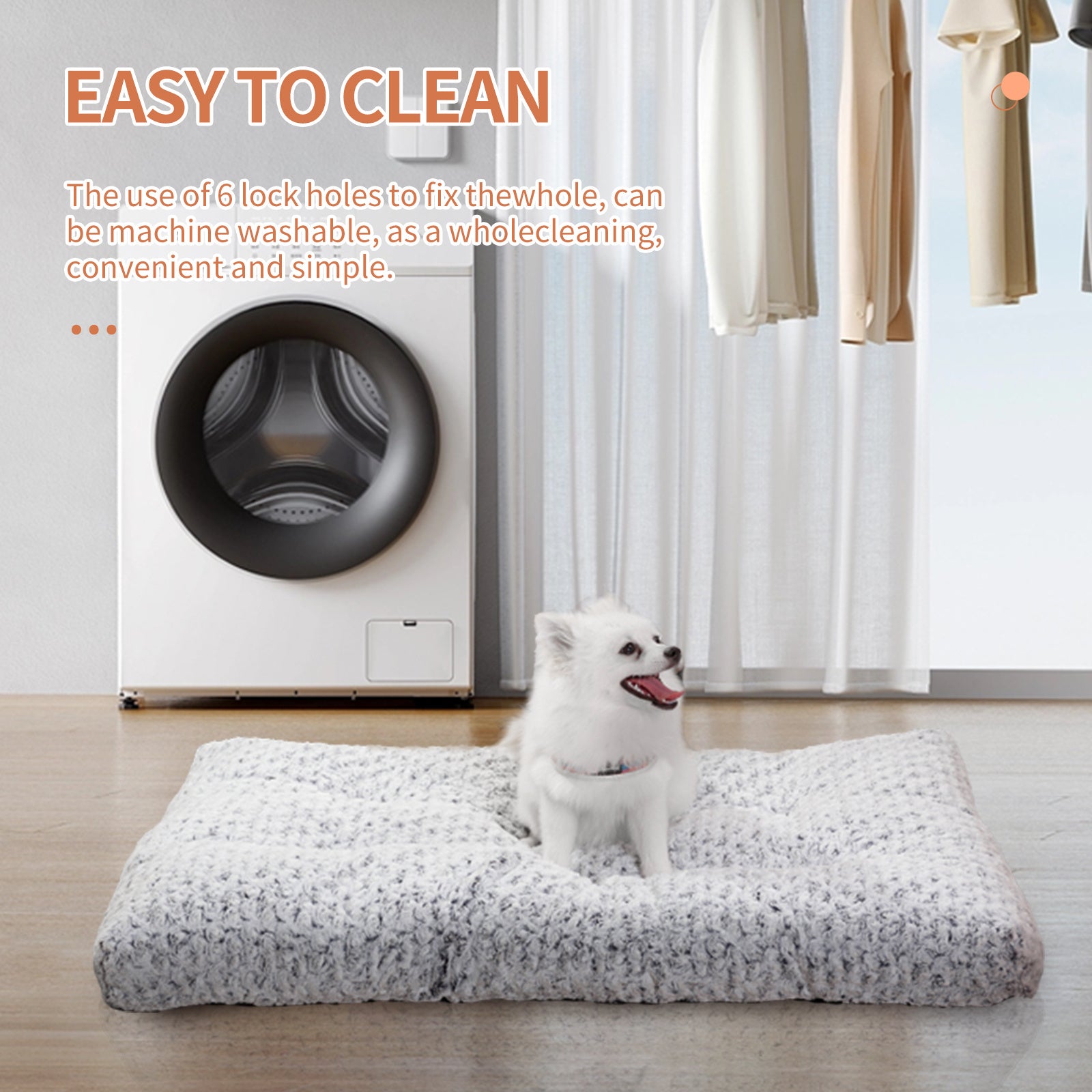 Cotton Washable Dog Bed By Snoutsanctuary