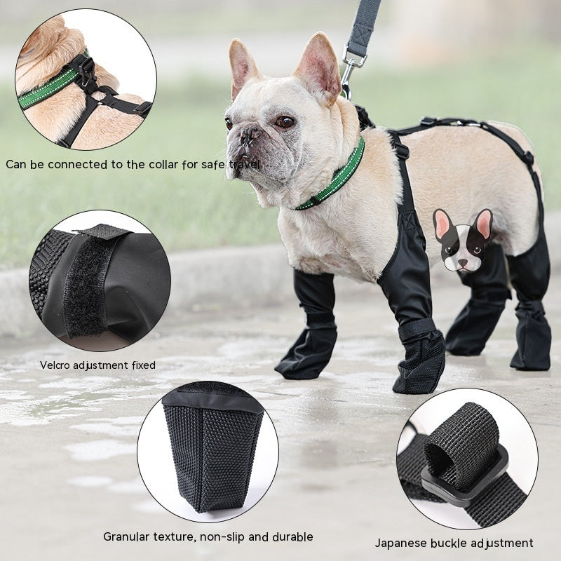 Waterproof Adjustable Dog Boots By Snoutsanctuary